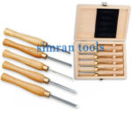 Miniature Chisels in wooden box