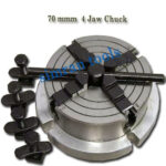 Rotary Table 4" (100mm) with 3 Jaws or 4 Jaws Chuck - Image 4