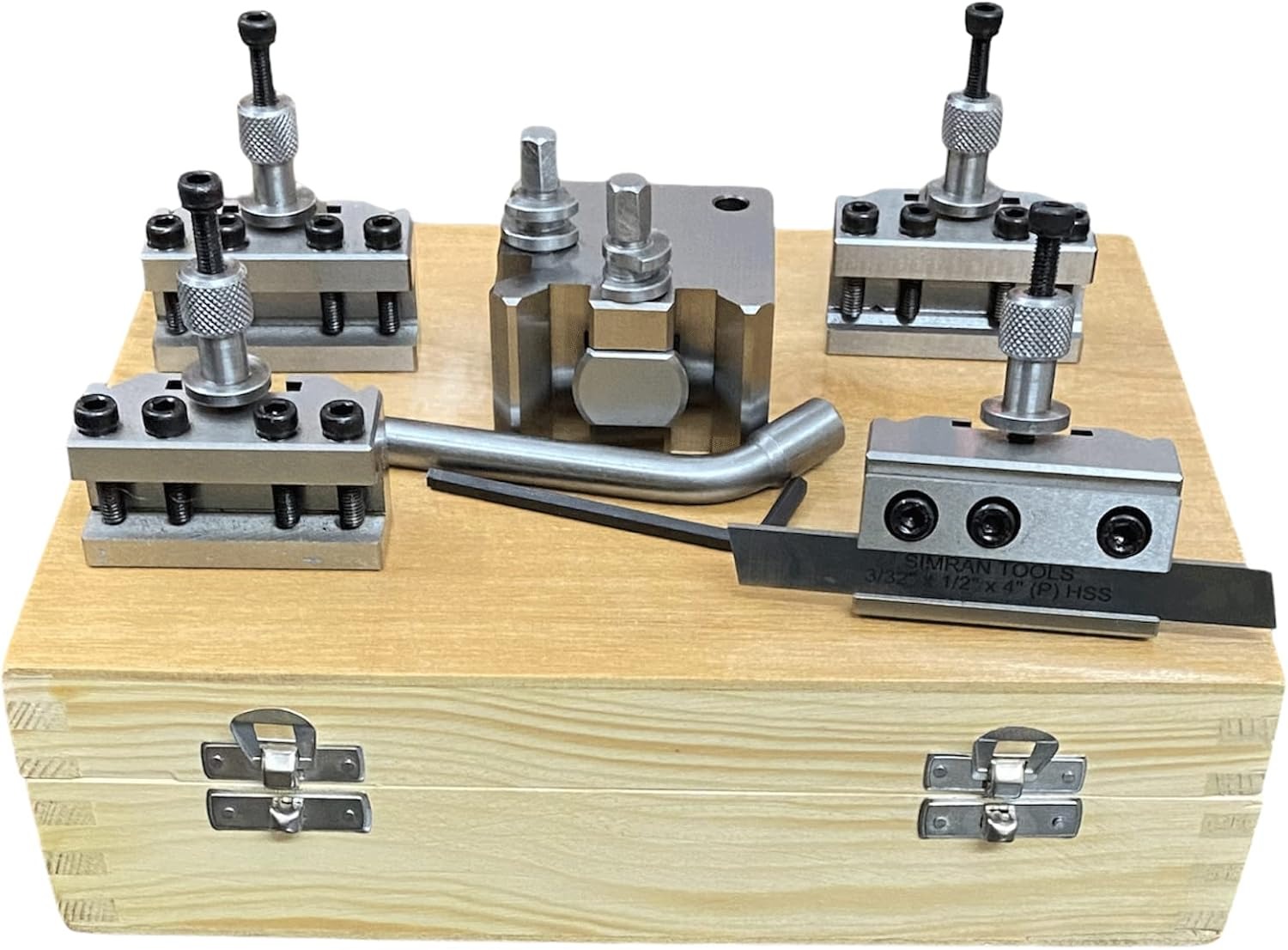 image - 2026-05-29T171348.488 5 Pcs T37 Quick Change Toolpost Set for ML7 Super 7