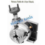 Rotary Table 4" (100 mm)  with Tailstock, Clamping Kit & Chuck - Image 2