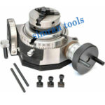 Rotary Table 4" (100mm) Tilting with 65mm Lathe Chuck