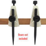 Adjustable Trammel Head Set Beam Compass for Precision Marking - Image 2