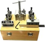 T63 Quick Change Tool Post Set of 5 Pcs for Colchester Bantam – 25mm Capacity with Wooden Box