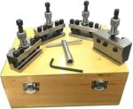 T63 Quick Change Tool Post Set of 5 Pcs for Colchester Bantam – 25mm Capacity with Wooden Box - Image 2