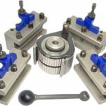 Quick Change Tool Post Set – Multifix 40 Position 5 Piece Set for Precision Lathe Machining