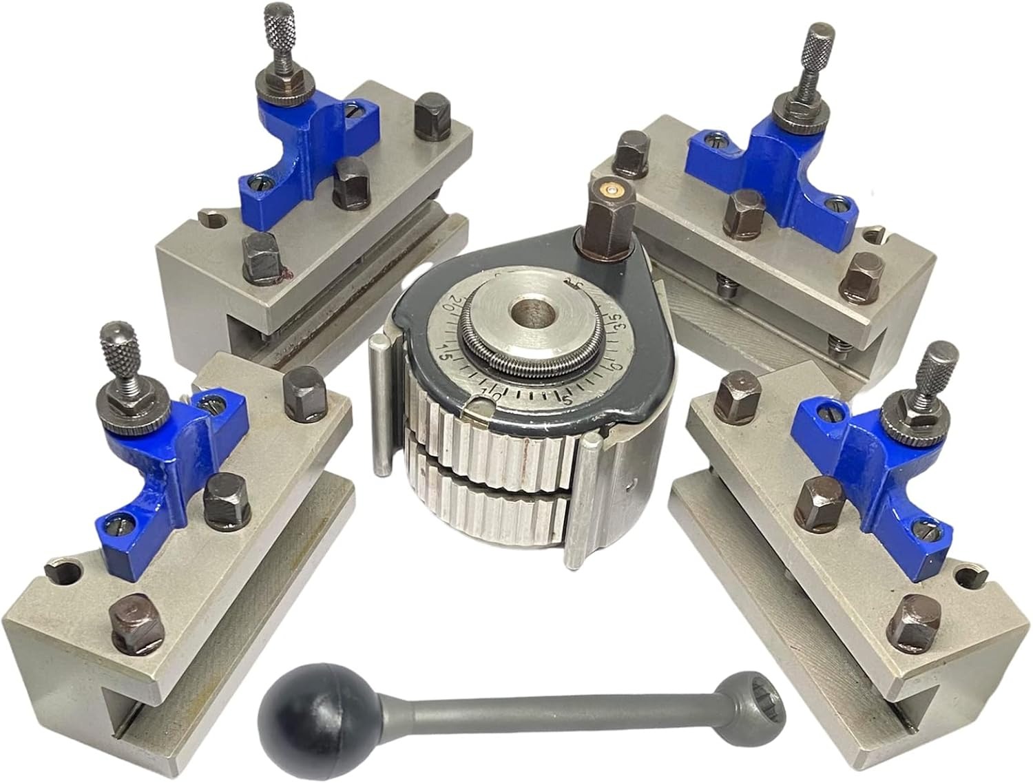 image - 2026-06-01T142909.423 A1 Quick Change Tool Post & Holder Set | 40 Position Multifix Style Tooling System for Bench and Engine Lathes - Image 1