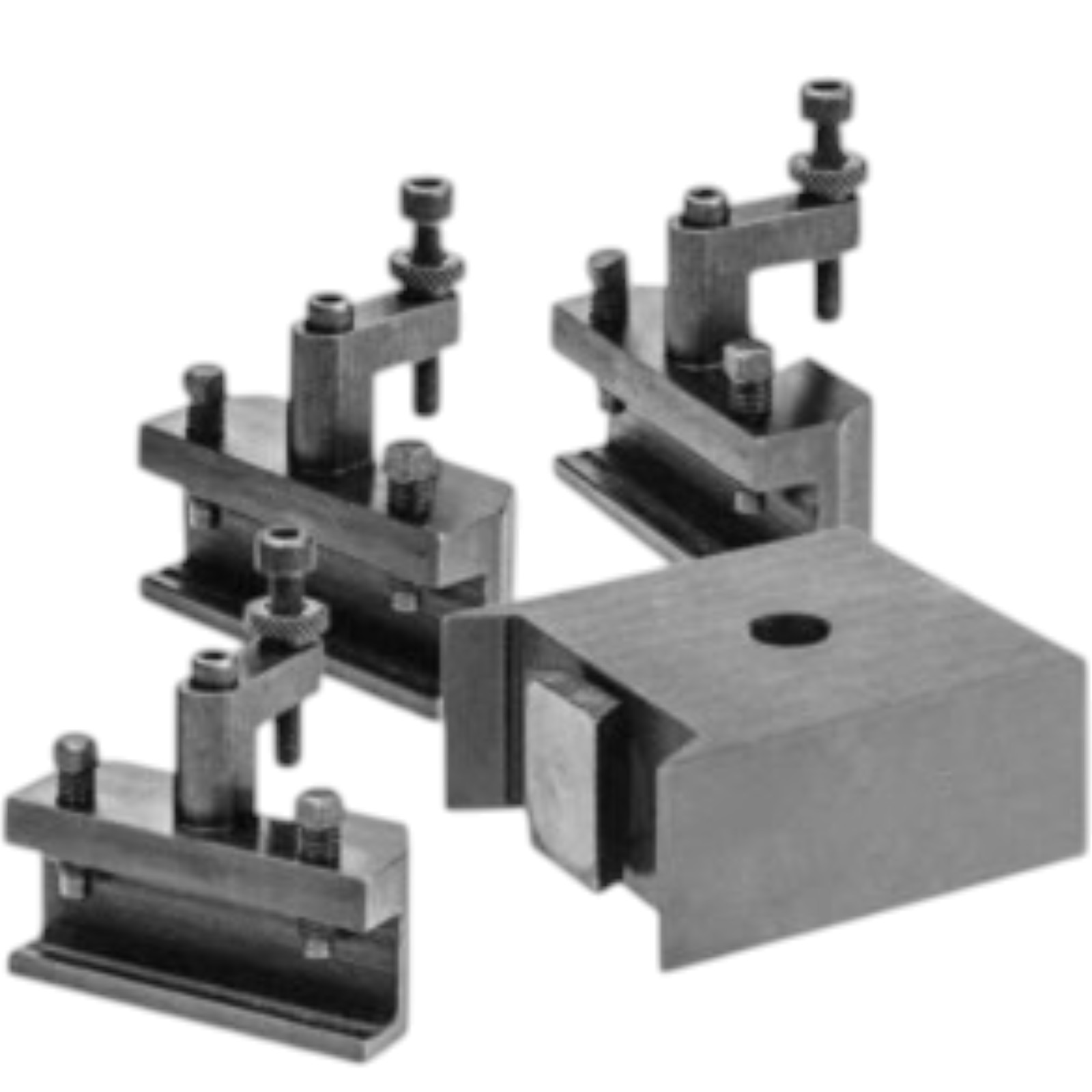 transparent-Photoroom - 2026-06-09T153522.654 Heavy Duty Quick Change Tool Post & Holders – 4 Pcs Set - Image 1