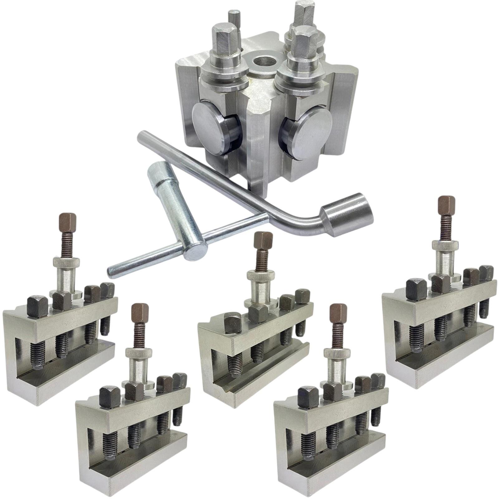 wmremove-transformed (36) T3 Quick Change Toolpost Set – 6 Piece Set - Image 1